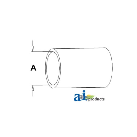 A & I Products Radiator Hose, Upper 4" x2.5" x2.5" A-R61826